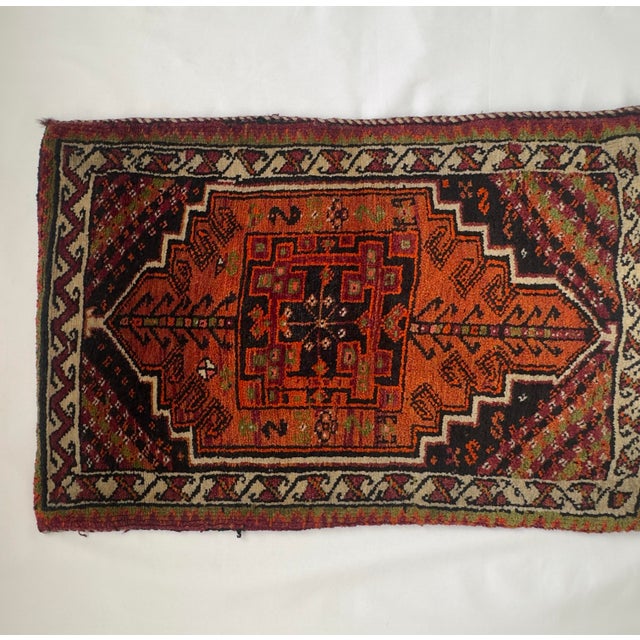 Set of 2 Early 20th Century Turkish Harput Rug Cushion Pillow Covers For Sale - Image 4 of 17