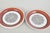 Gefle Stoneware “Agneta” 4 Dinner Plates. Set of 4 large stoneware plates featuring the characteristic Agneta decoration:...
