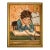 Unusual Antique Framed Oil Painting Portrait Unhappy Student Girl Classroom School For Sale