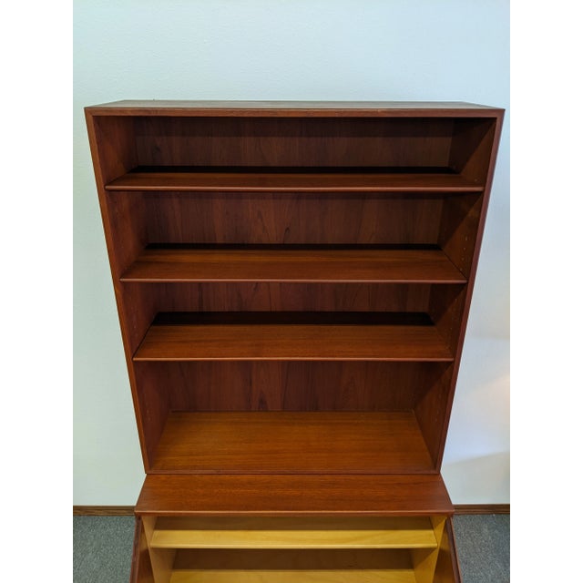 Wood Soborg Mobler Danish Modern Teak Display Case For Sale - Image 7 of 9
