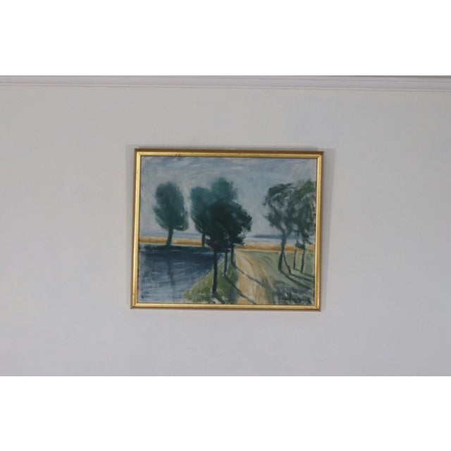 Sune Lundquist, Trees, 1960s, Oil on Canvas, Framed For Sale - Image 16 of 16