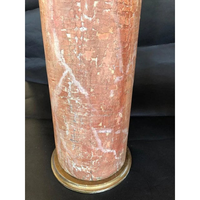 19th Century Wood Italian Columns-a Pair For Sale - Image 4 of 10