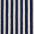 Rustic Schumacher Summerville Linen Stripe Fabric in Navy For Sale - Image 3 of 4