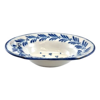 Earthenware Shaving Bowl from Saint Clement For Sale