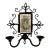 Antique French Wrought Iron Sconce For Sale
