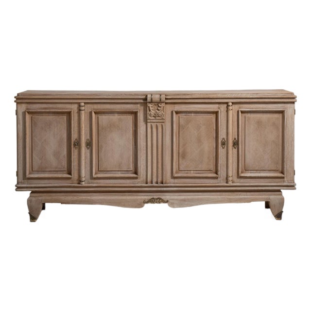 French 1940s Oak Buffet, Antique, France, Circa 1940 For Sale