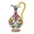 Vintage MCM Italian Pottery Pedestal Cruet Vase For Sale