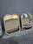 Venetian Louis XVI Baroque Style Octagonal Lacquered Mirrors, 1940, Set of 2, in Very Good conditions. Designed 1920 to 1949