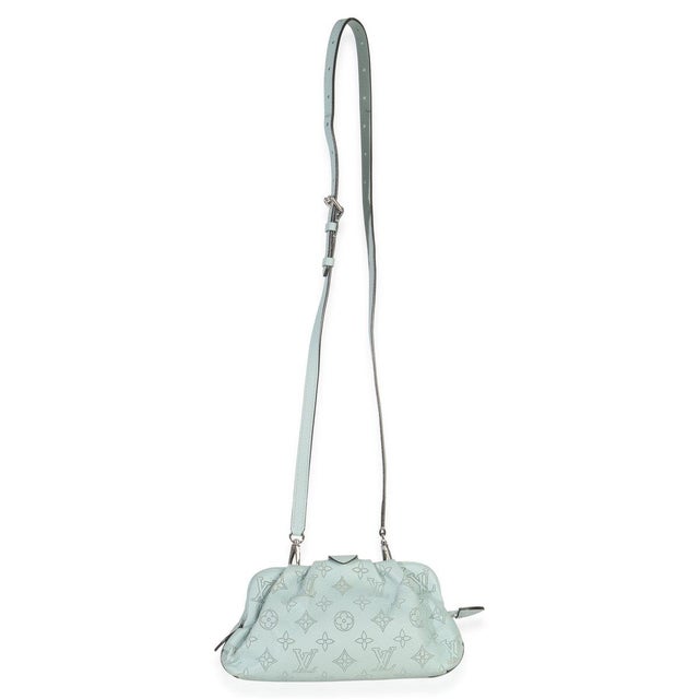 Blue Vert Lagon Monogram Mahina Scala Mini Pouch For Sale - Image 8 of 9