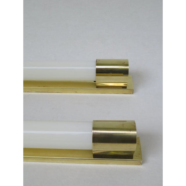Art Deco Brass Wall Lights, Set of 4 For Sale - Image 6 of 17