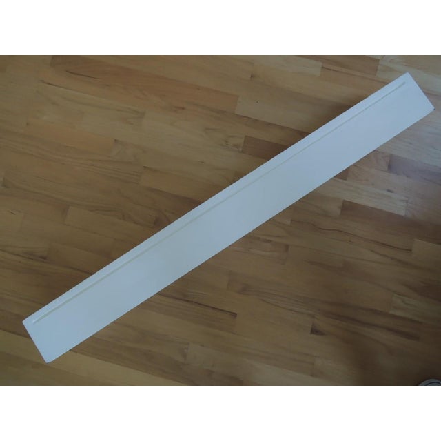Pottery Barn 2 White Floating Shelves Use as Fireplace Mantel or Shelf - Pair of Ledges Nwot For Sale - Image 10 of 17