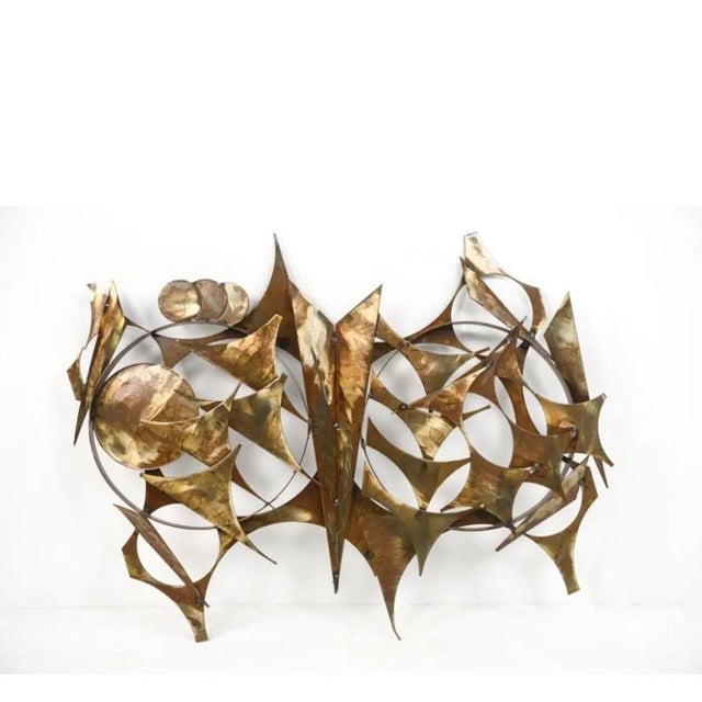 Mid-Century XL Brutalist Wall Sculpture For Sale - Image 13 of 13