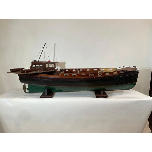 Classic Antique Yacht Model For Sale - Image 9 of 12