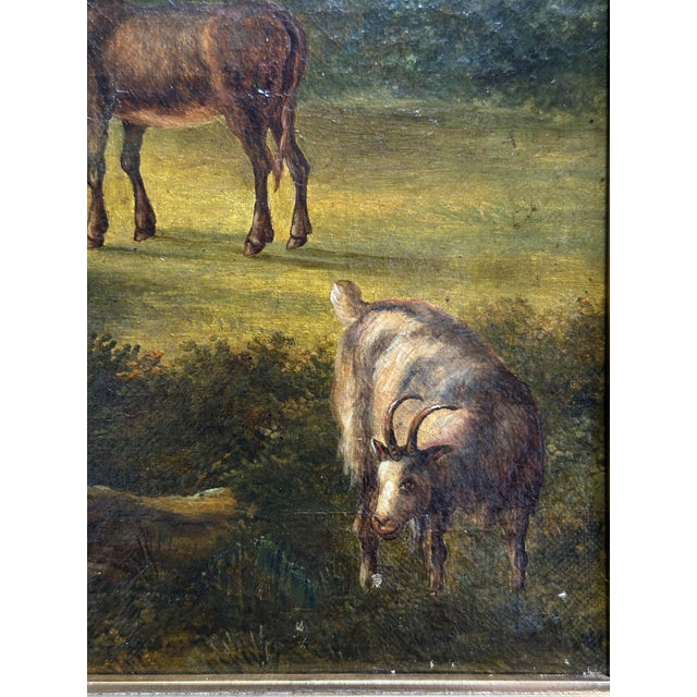 Mid 19th Century Charles Desan, Landscape with Cattle, 1846, Oil on Canvas, Framed For Sale - Image 5 of 11