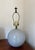 Vintage Spherical Ceramic Robins Egg Blue Table Lamp For Sale - Image 9 of 9