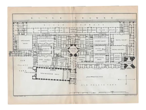 1911 Palace of Westminster Architectural Plan
