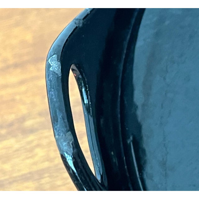 Mid-Century Modern Black Enamel Cast Iron Pot with Teak Handle by Timo Sarpaneva for Rosenlew of Finland, 1960s For Sale - Image 10 of 18