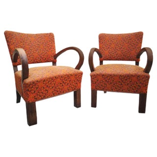 Set of Vintage Lounge Chairs from Thonet, 1930s For Sale