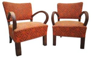 Set of Vintage Lounge Chairs from Thonet, 1930s