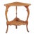 Victorian Tiger Oak Corner Table For Sale