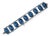 Vintage Sapphire Crystal Bracelet 1960s For Sale