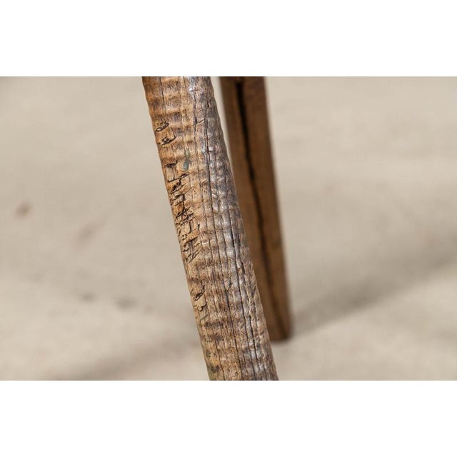 Brown English Elm Cutler Stools, 1880s, Set of 2 For Sale - Image 8 of 12