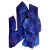 Velvet Realities Blue Wall Sculpture by Sven Jansse For Sale