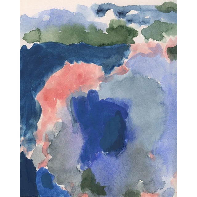 Contemporary Abstract Impressionistic Colorful Painting For Sale