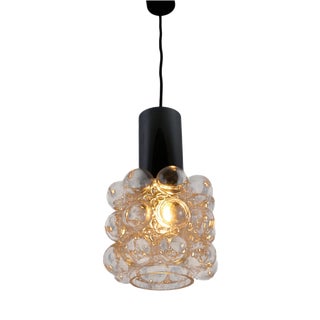 Bubble Glass Pendant Lamp by Helena Tynell for Glashütte Limburg, 1960s For Sale