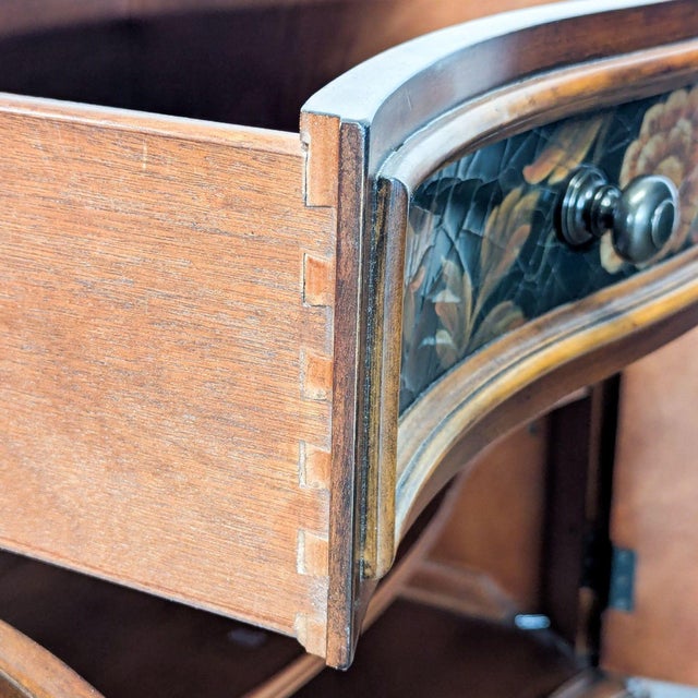 Painted Wood Cabinet For Sale - Image 9 of 10