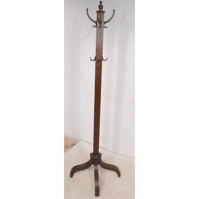 Wood Early 20th Century Turn of the Century Coat Tree Hat Rack For Sale - Image 7 of 8