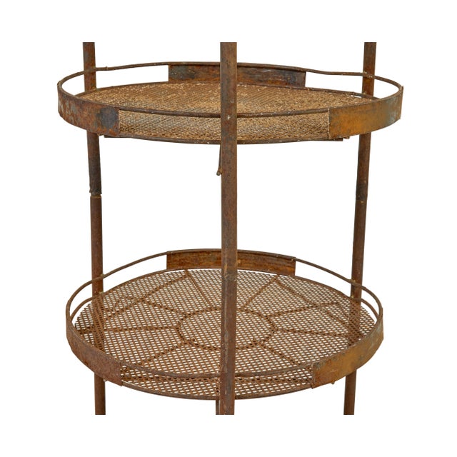 early 20th century metal seed bulb rack for gardening circa 1930. here we have a very useful item for the garden. 6 tier...