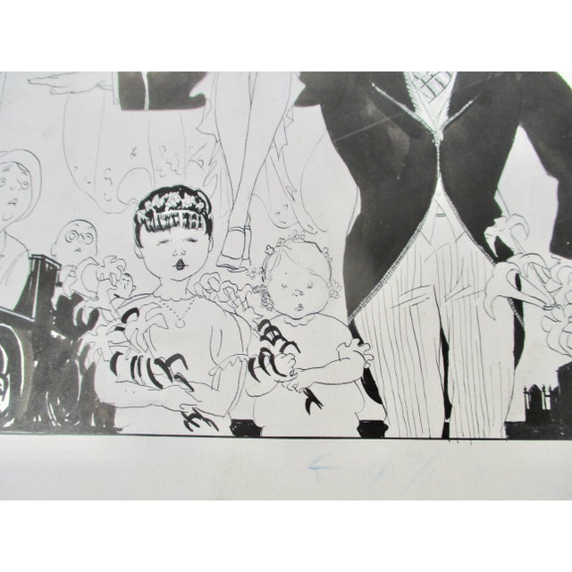 Garret Price Ink Drawing Circa 1920s-30s' For Sale In New York - Image 6 of 8
