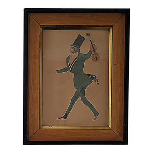 Costume Design for Paganini in the Enchanted Night Vintage Print