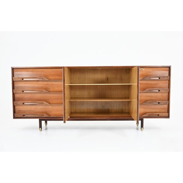 Metal Vintage Italian Sideboard, 1970s For Sale - Image 7 of 14