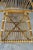 Pair Mid Century Modern Rattan Bamboo Armchairs Boho Sunburst Fan Back Chairs For Sale - Image 12 of 18