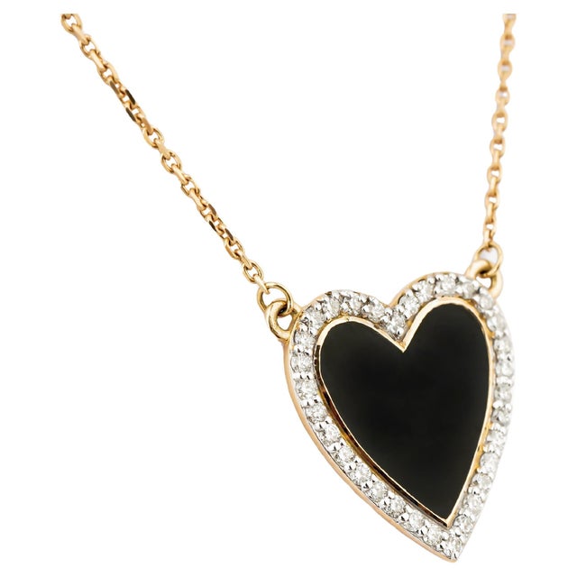 Natural diamond 0.25cts pendant in 18k gold For Sale In New York - Image 6 of 18