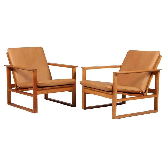 Model 2256 Lounge Chairs attributed to Børge Mogensen for Fredericia, Set of 2 For Sale - Image 9 of 9
