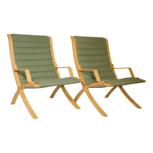 Set of X-Chairs by Fritz Hansen, 1980s For Sale
