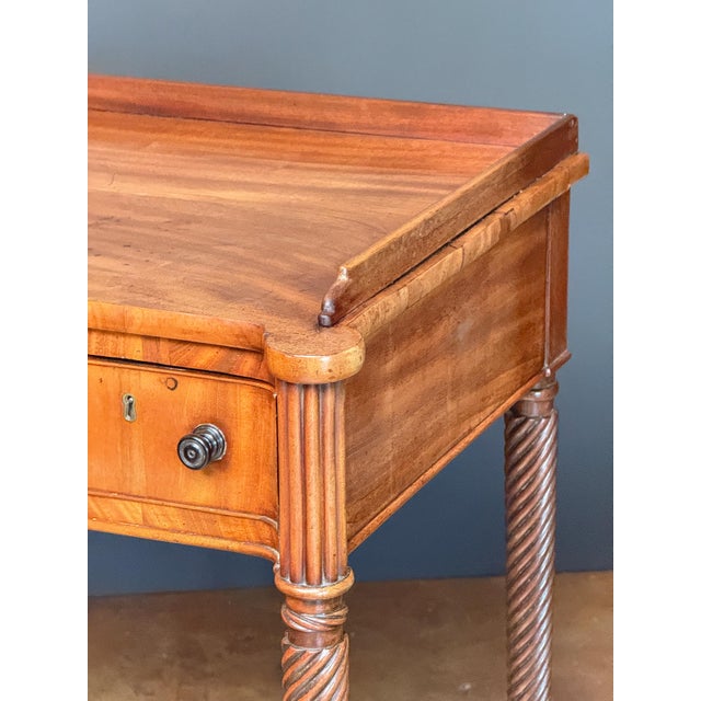 Scottish Writing Table or Desk of Mahogany From Regency Era For Sale - Image 9 of 17