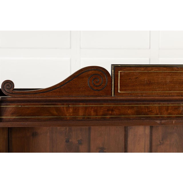 English Regency Bookcase in Mahogany For Sale - Image 5 of 18