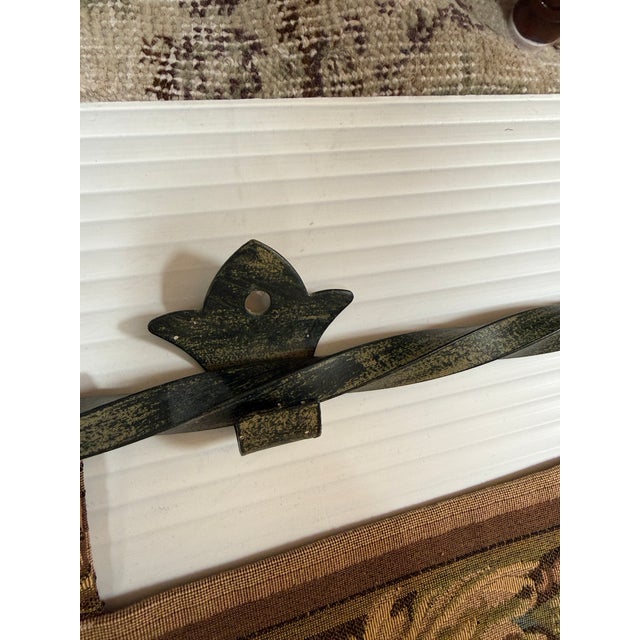 Hammacher Schlemmer Italian Terrace Tapestry + Hanging Rod For Sale - Image 11 of 11