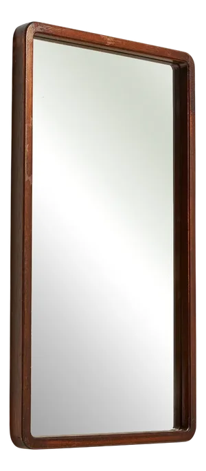 Oak Framed Mirror, 1970s