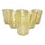 Striulli Verte D’Arte Murano Glasses Set Signed - Set of 6 For Sale