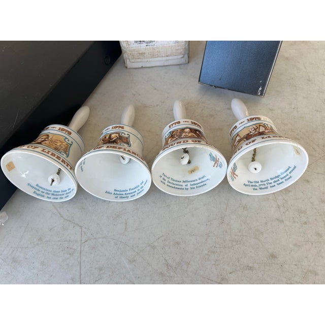 1976 American Bicentennial Sound of Liberty Commemoration Bells Set of 4 For Sale In West Palm - Image 6 of 7