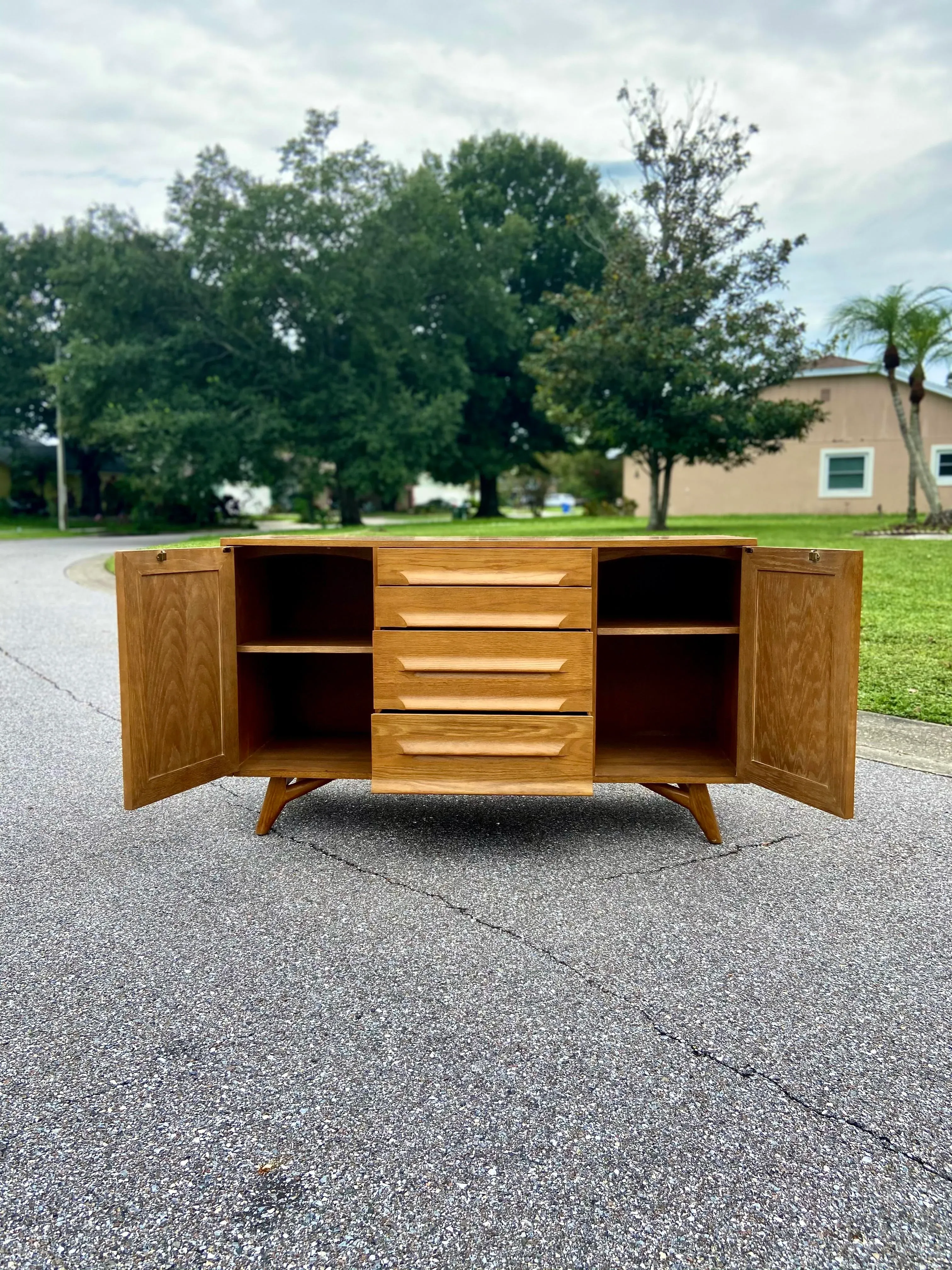 Mid-Century Jack Van Der Molen for Americana Casual Credenza or