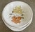 Almond Circa 1959 Metlox PoppyTrail Woodland Gold Stoneware Coupe Bowls – Set of 7 For Sale - Image 8 of 18
