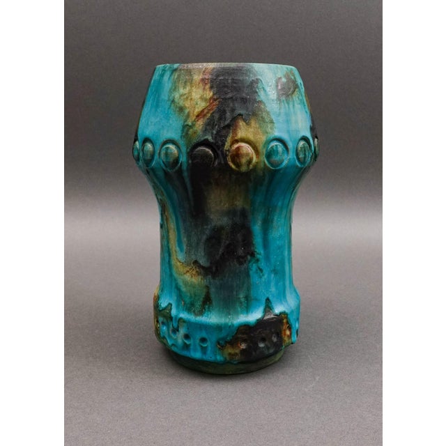 Mid 20th Century Alvino Bagni Italy for Raymor Mid Century Modern Sea Garden Art Pottery Vase For Sale - Image 5 of 9