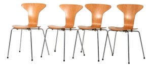 Mosquito Chairs by Arne Jacobsen for Fritz Hansen, 1968, Set of 4