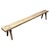 Wabi Sabi teak wood bench celebrating the cracks and crevices and all the other marks that time and loving use have left...